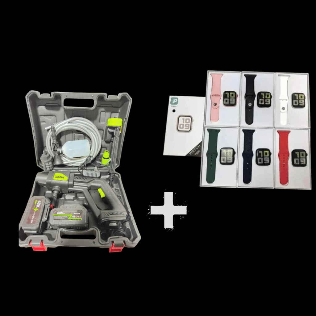 Combo Hidrolavadora Verde Reloj T500