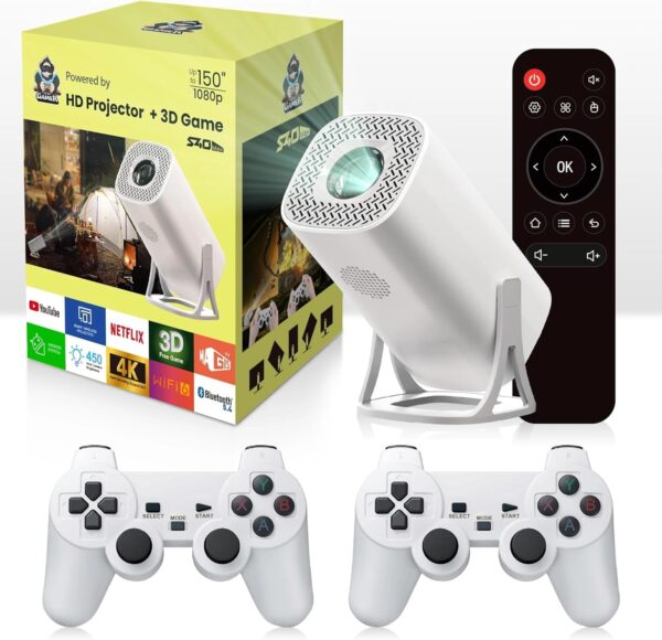Proyector con juegos HY300 450 lúmenes