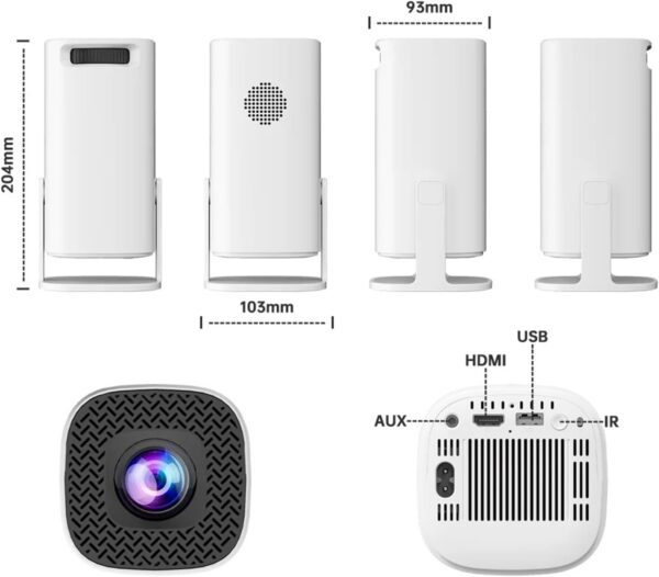 Proyector con juegos HY300 450 lúmenes - Imagen 3
