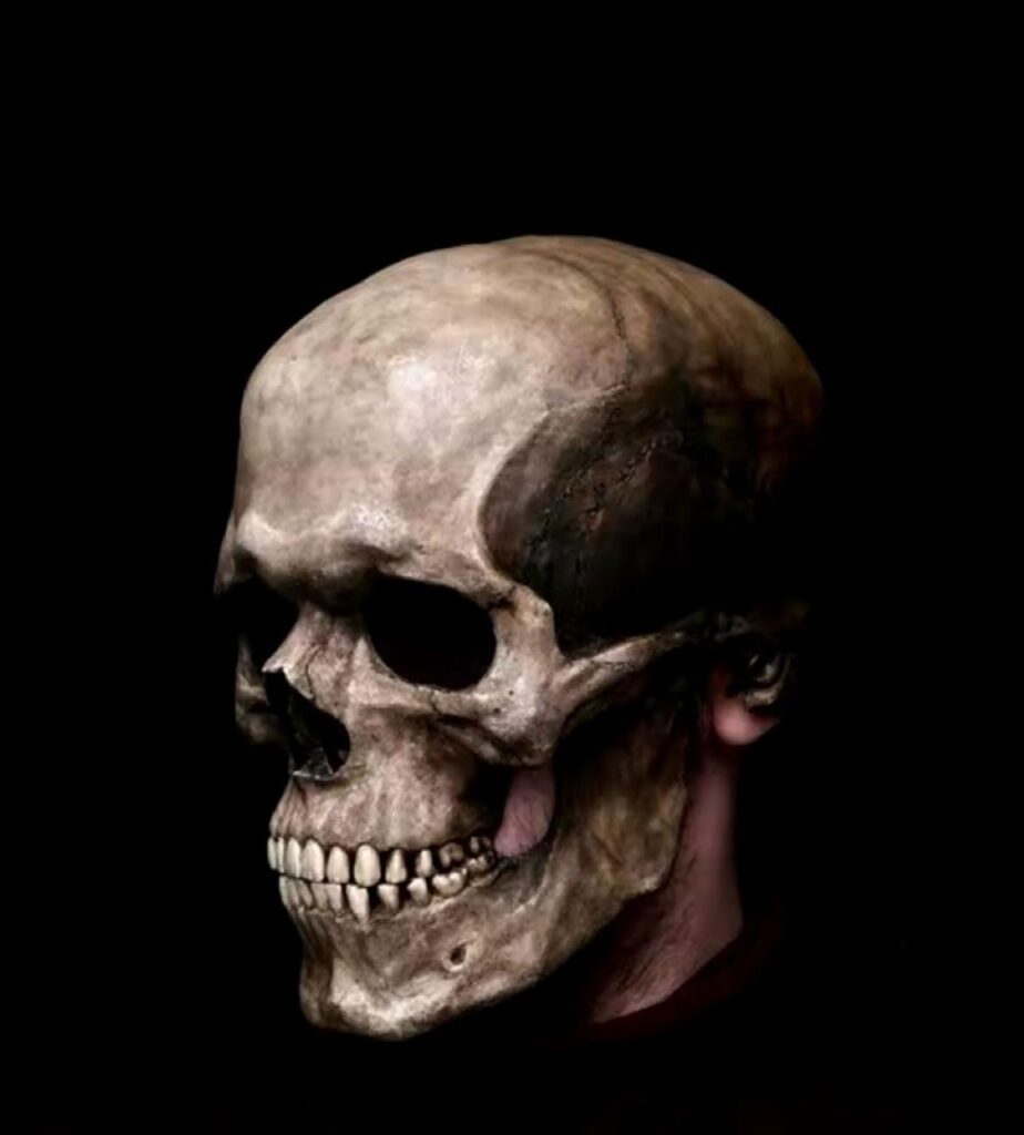 Mascara Calavera Mandibula Movimiento